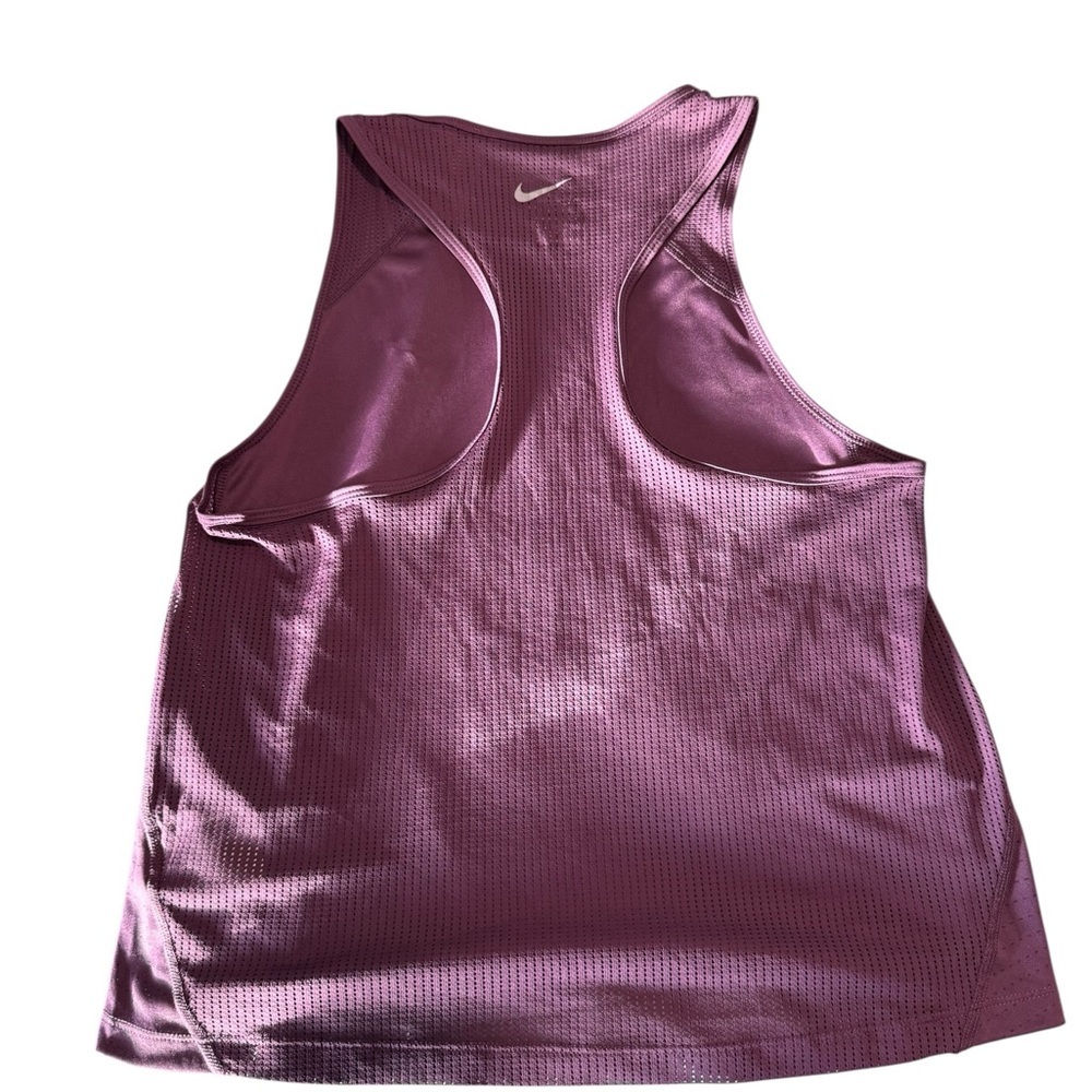 Nike Women’s Maroon Racerback Dri-FIT Tank - Picture 4 of 6